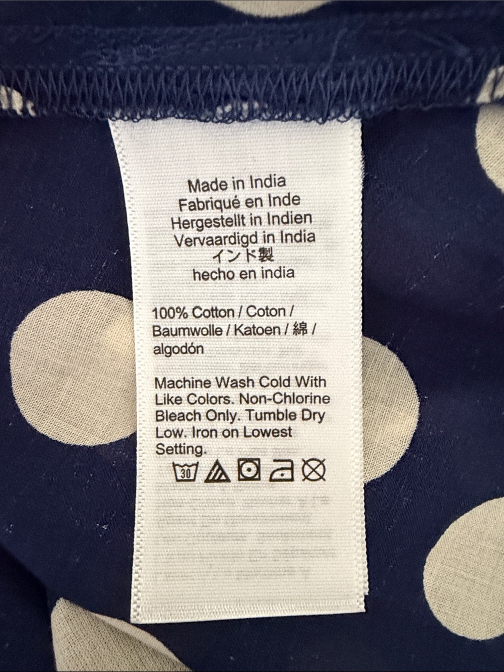 J. Crew Smocked Maxi Dress with Straps in Cotton Voile Navy Polka Dot Size S - Picture 13 of 13